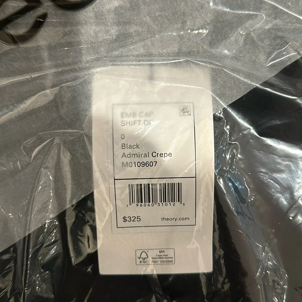 Theory Embroidered Mini Dress $325 MSRP